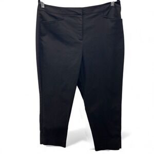 Chicos Crop Pants Black 12‎ Or 2